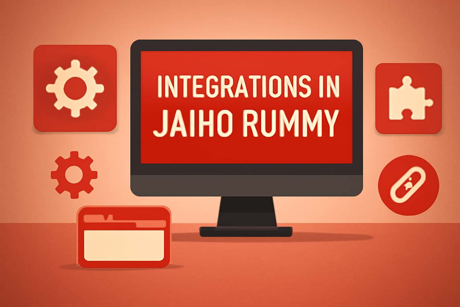 An overview of integrations in Jaiho Rummy with a tech-inspired design.