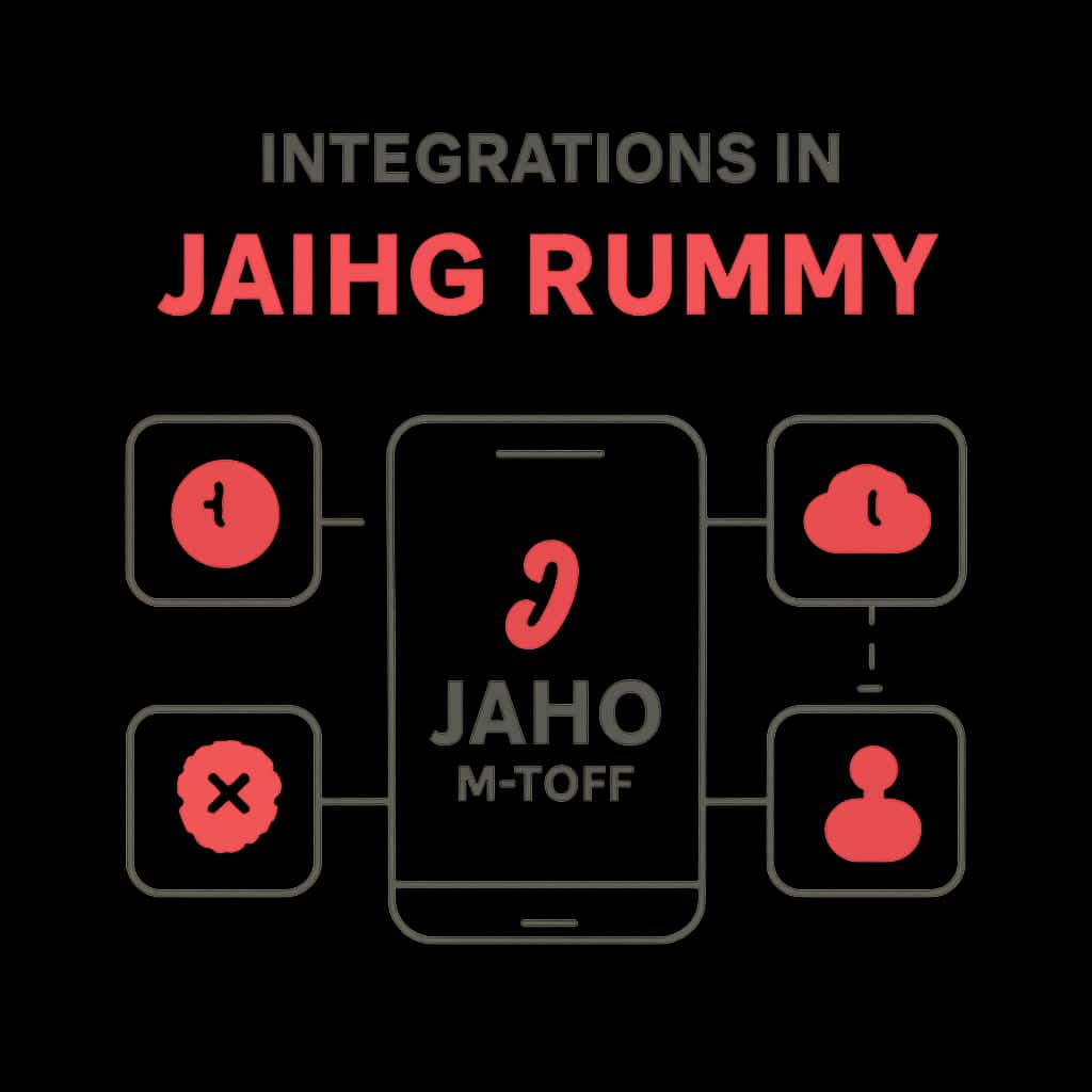 Diagram illustrating integrations in Jaiho Rummy.