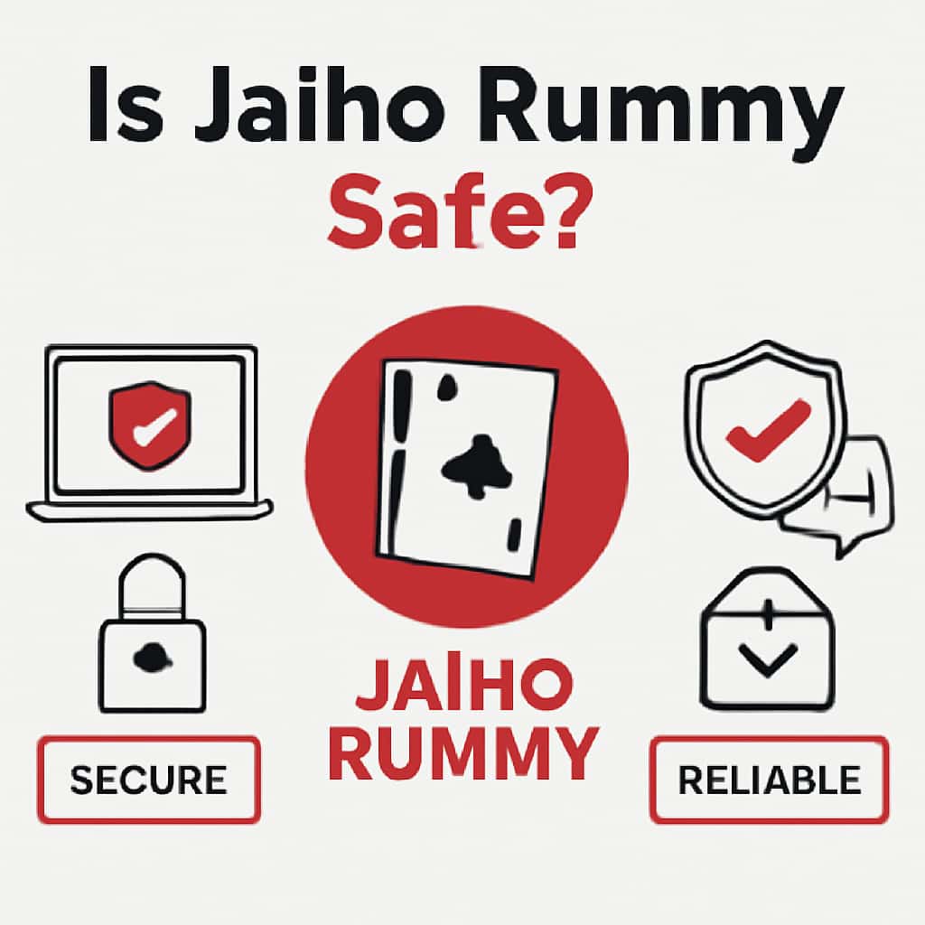 An educational diagram outlining safety features of Jaiho Rummy.