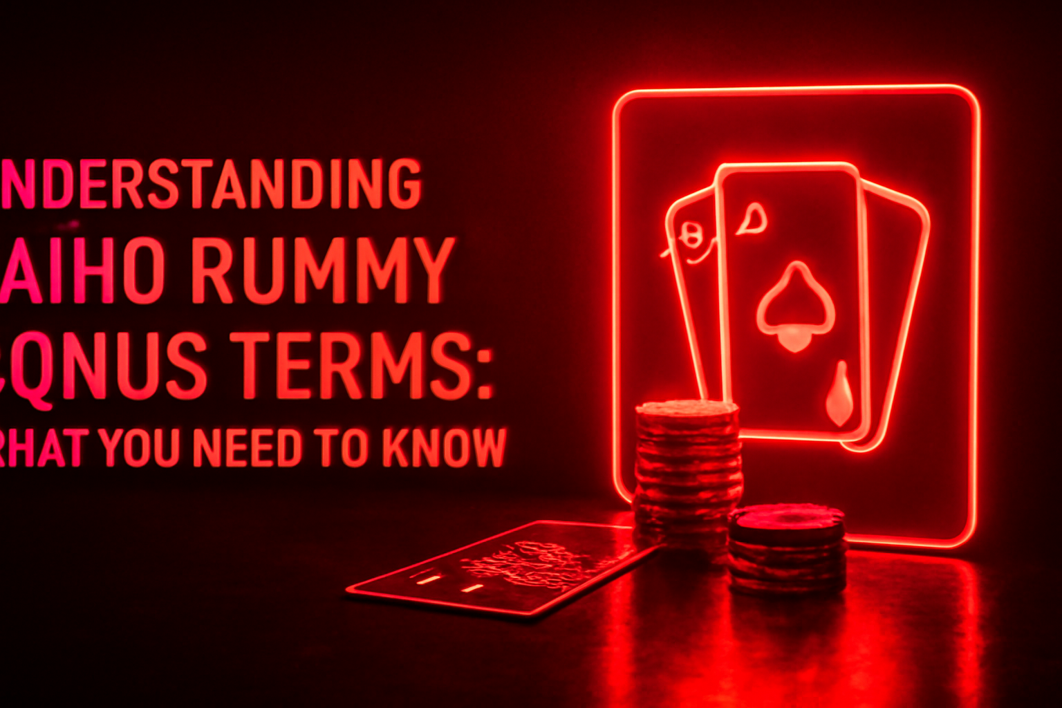 A futuristic representation of the Jaiho Rummy Login Guide with prominent text.