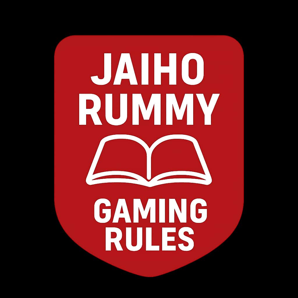 A badge signifying Jaiho Rummy Gaming Rules.