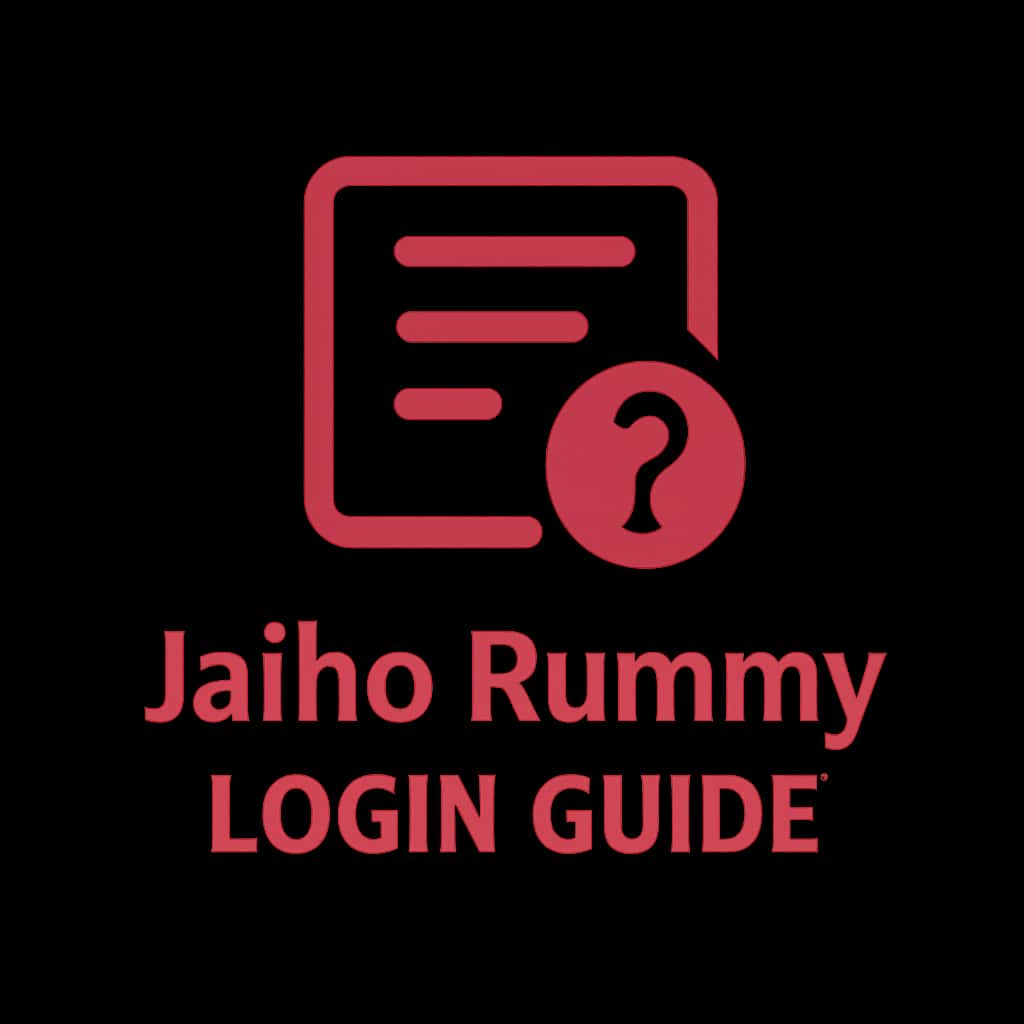 An icon depicting the Jaiho Rummy Login Guide concept.
