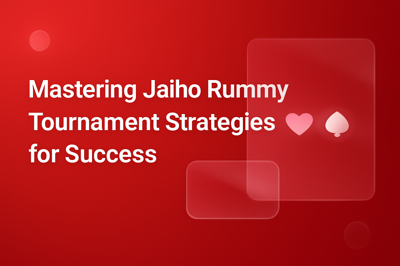 Informational scene depicting tips for Jaiho Rummy players with focus on gameplay.