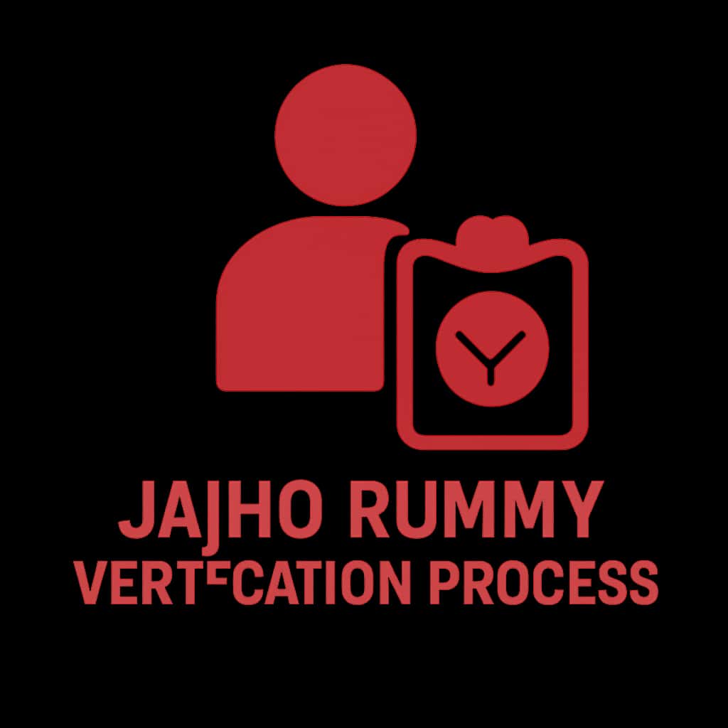 An icon representing the Jaiho Rummy Verification Process, designed for clarity and professionalism.