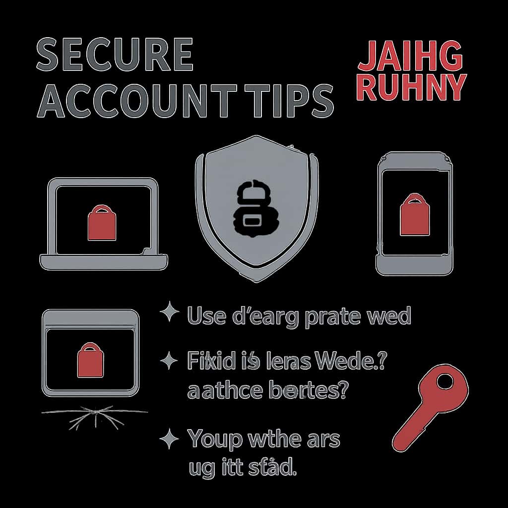 Illustration about security measures for Jaiho Rummy accounts.