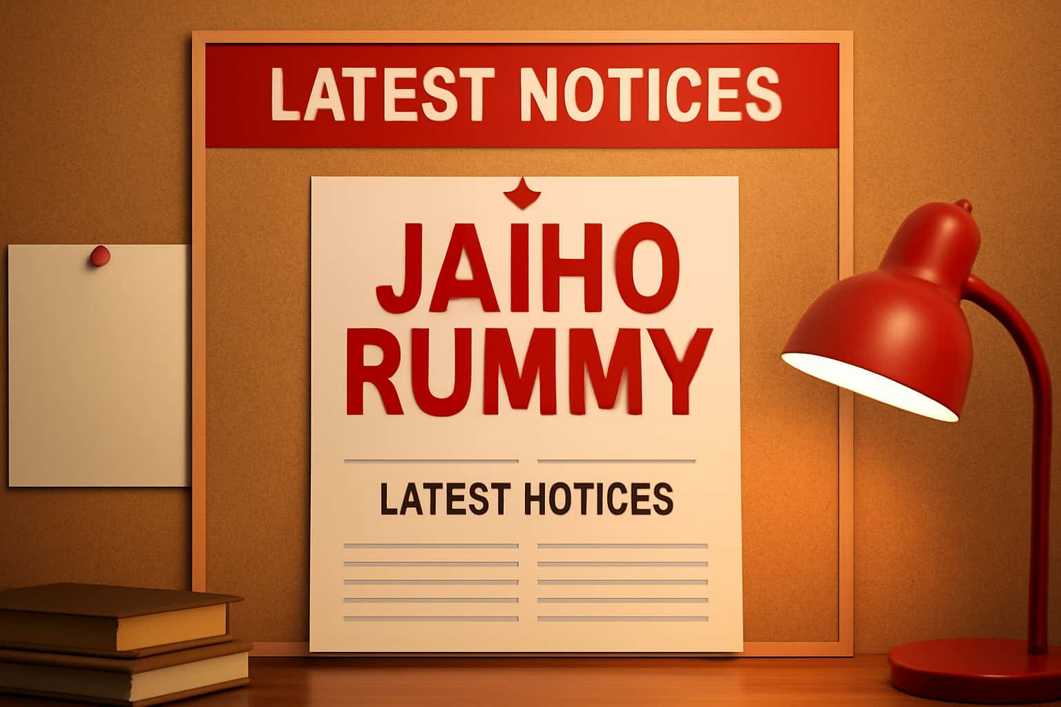 An informative display about the Latest Jaiho Rummy Notices.