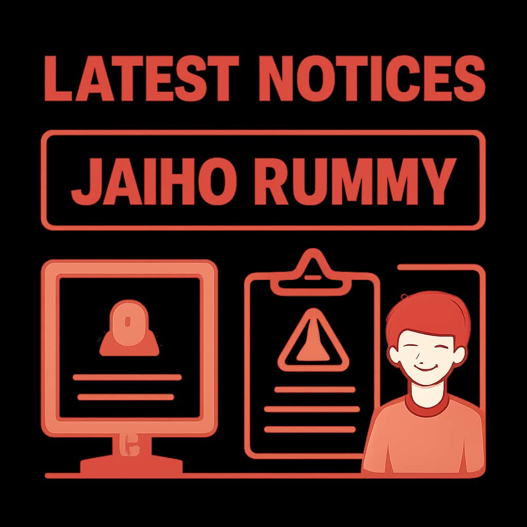 Illustration of the Latest Jaiho Rummy Notices.