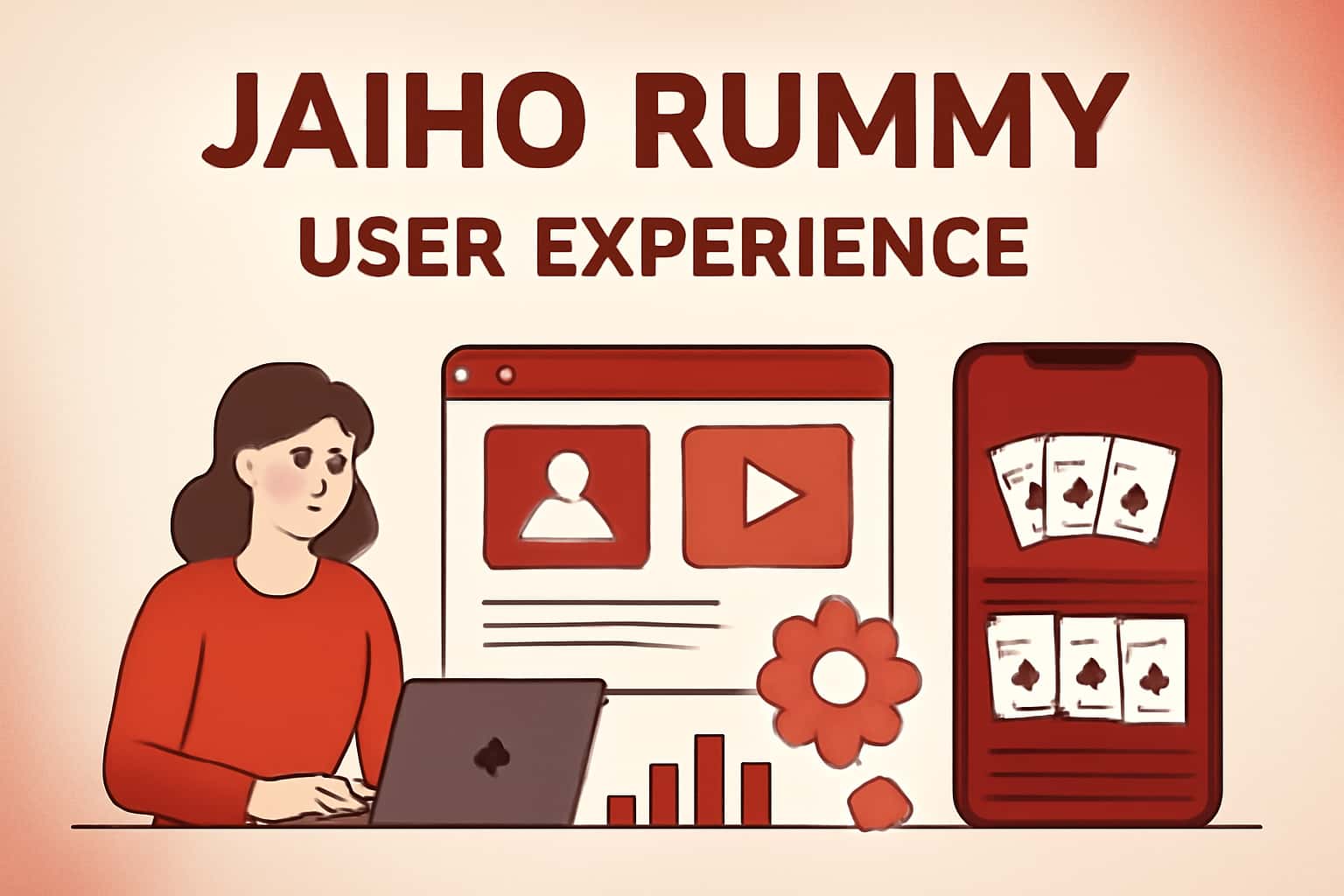 An informative visual representation of user experience in Jaiho Rummy.